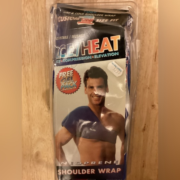 Tru Fit Other - Blue Neoprene Shoulder Wrap with reusable gel pack like new